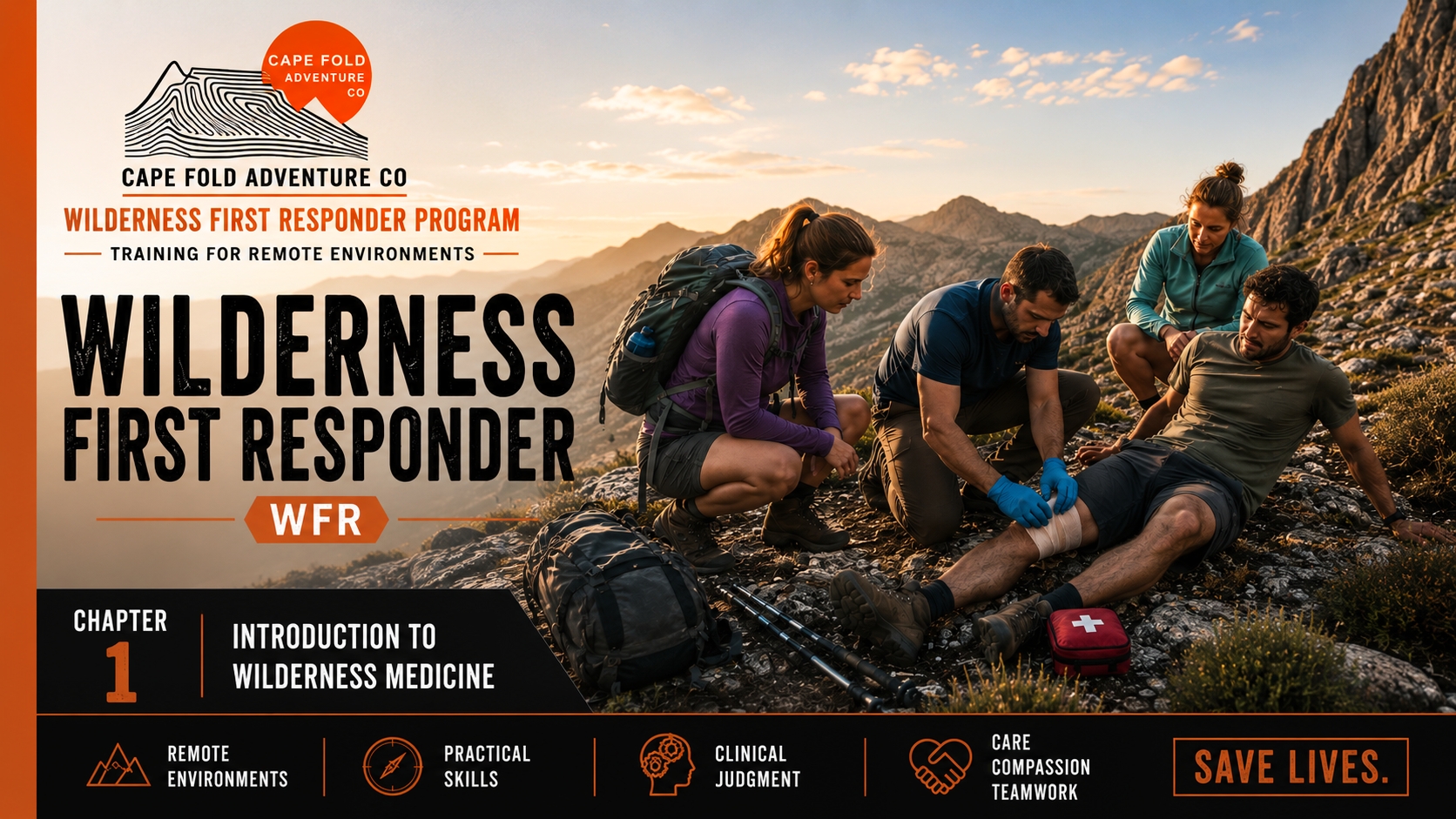 Cape Fold wilderness medical training